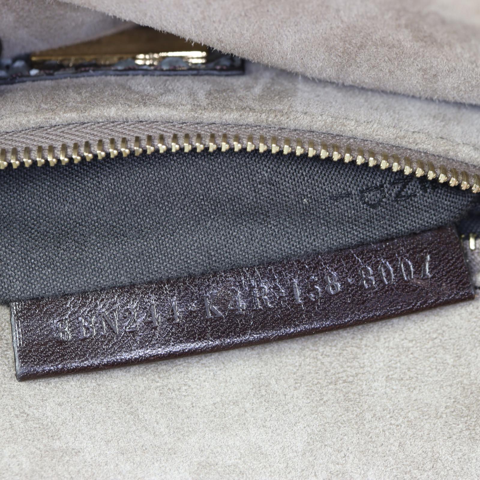Fendi Peekaboo Mini Python