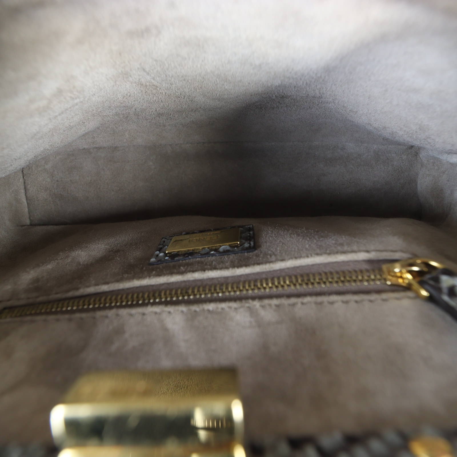Fendi Peekaboo Mini Python