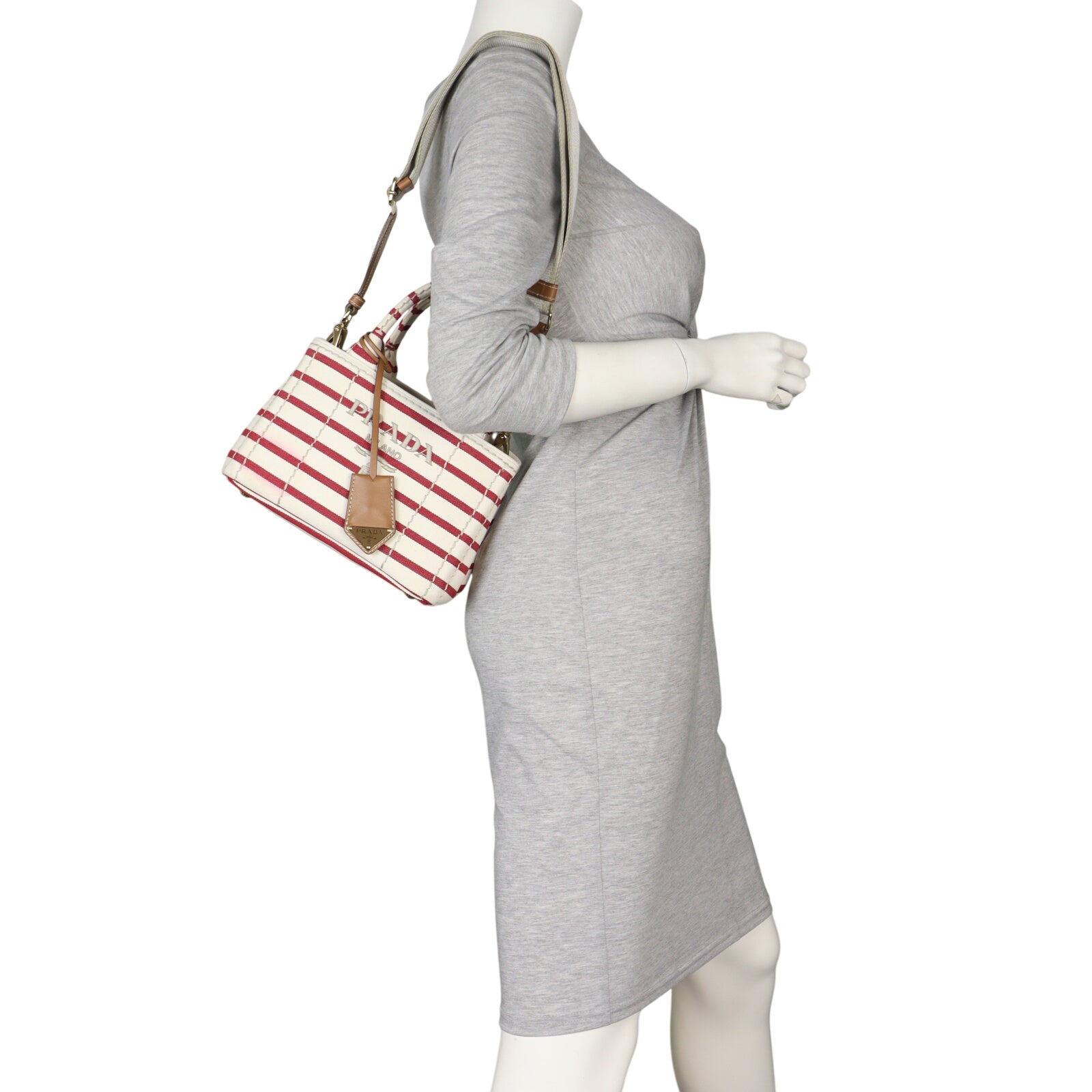 Prada Jardiniere Canvas Bag Mini