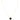 Van Cleef & Arpels Vintage Alhambra Onyx 18k Yellow Gold Pendant Necklace