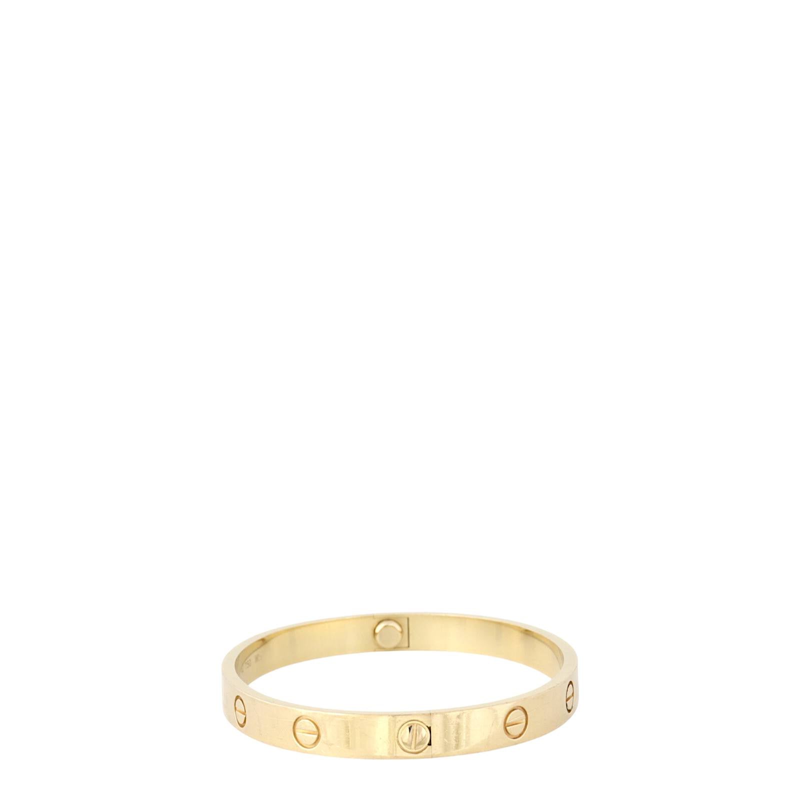 Cartier Classic Love Bracelet 18k Yellow Gold