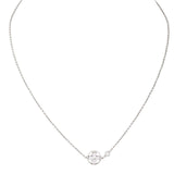 Louis Vuitton Idylle Blossom Diamond 18k White Gold Pendant Necklace