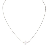 Louis Vuitton Idylle Blossom Diamond 18k White Gold Pendant Necklace