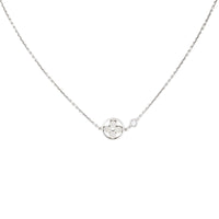 Louis Vuitton Idylle Blossom Diamond 18k White Gold Pendant Necklace