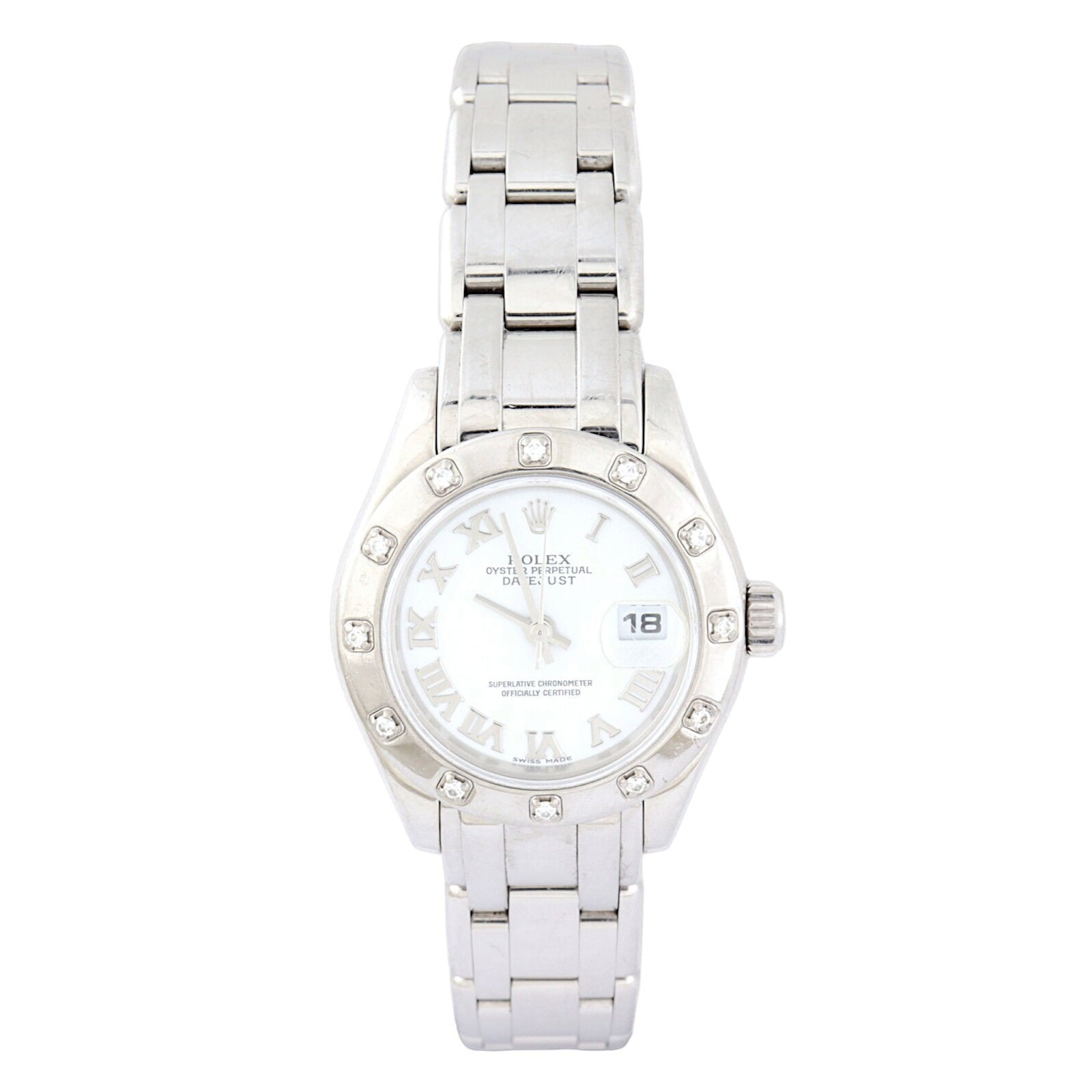 Rolex Oyster Perpetual Lady Datejust Pearlmaster Diamond 29mm Watch