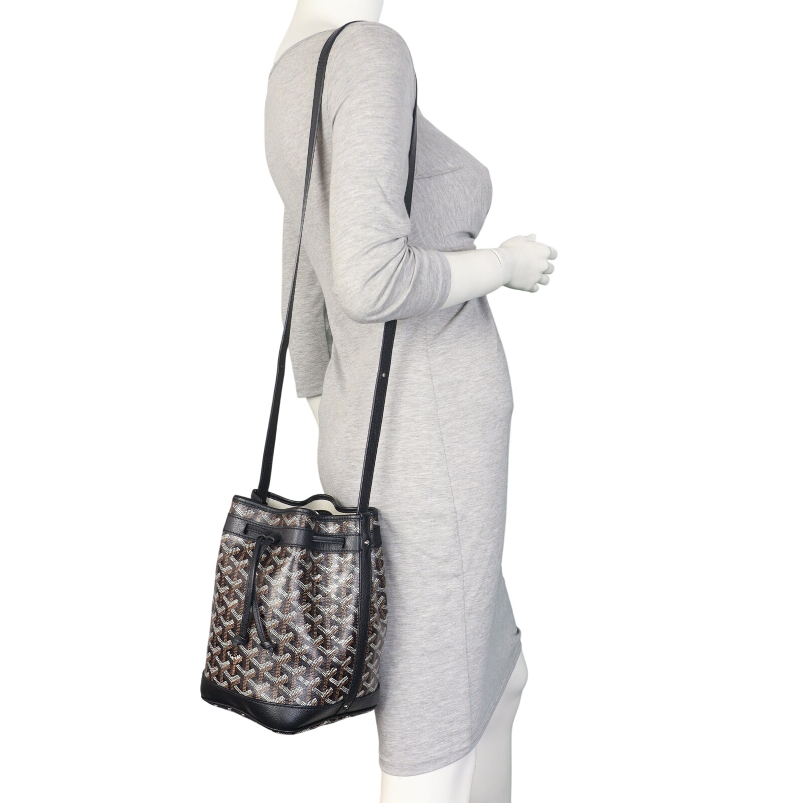 Goyard Petit Flot Bucket Bag Goyardine