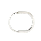 Tiffany & Co Lock Diamond Accents 18k White Gold Bangle