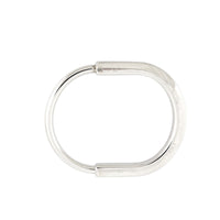 Tiffany & Co Lock Diamond Accents 18k White Gold Bangle