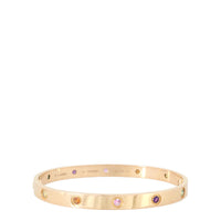 Cartier Classic Love 18k Rose Gold Sapphire Garnet Amethyst Bracelet_IMG_9133.jpg