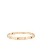 Cartier Classic Love 18k Rose Gold Sapphire Garnet Amethyst Bracelet_IMG_9141 2.jpg