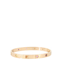 Cartier Classic Love 18k Rose Gold Sapphire Garnet Amethyst Bracelet_IMG_9141 2.jpg