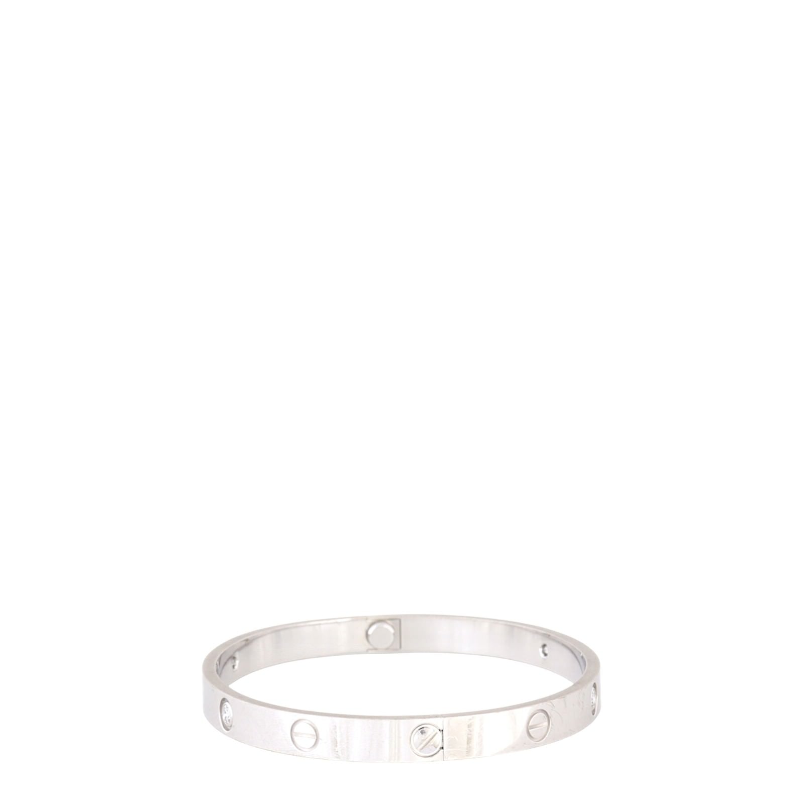Cartier Classic Love 18k White Gold 4 Diamond Bracelet_IMG_0089.jpg