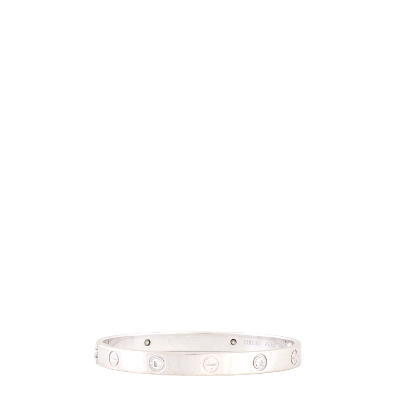 Cartier Classic Love 18k White Gold 4 Diamond Bracelet_IMG_0331.jpg