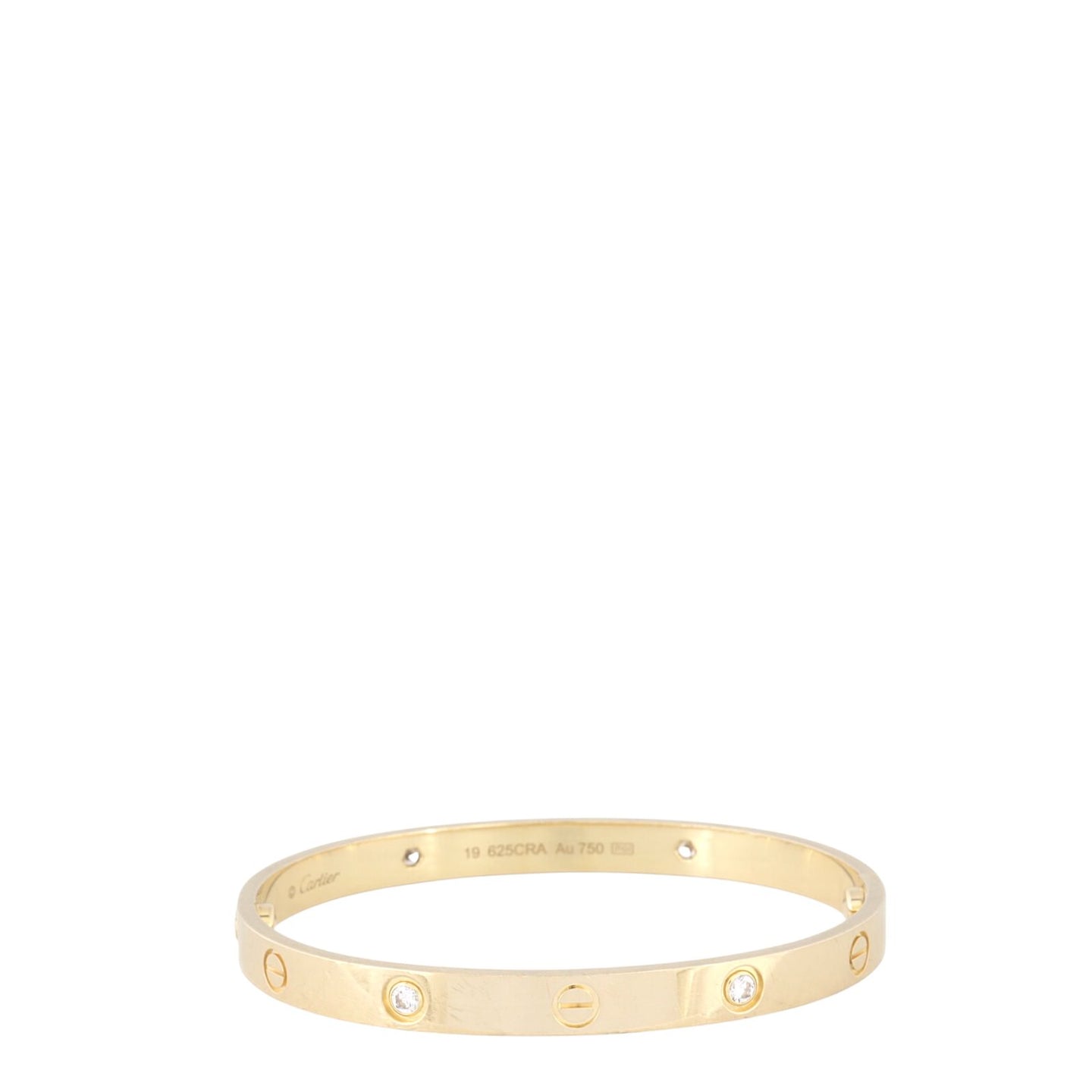 Cartier Classic Love 18k Yellow Gold 4 Diamond Bracelet_IMG_0122.jpg