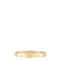 Cartier Classic Love 18k Yellow Gold 4 Diamond Bracelet_IMG_2835.jpg