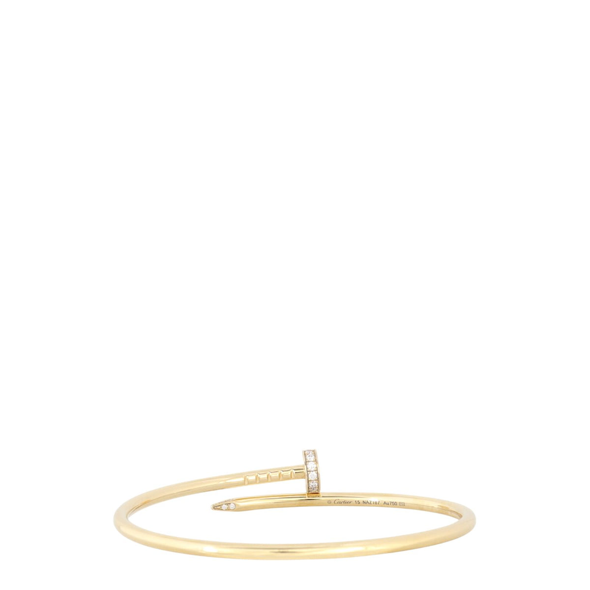 Cartier Juste un Clou Bracelet 18k Yellow Gold Diamond Small_IMG_1257.jpg