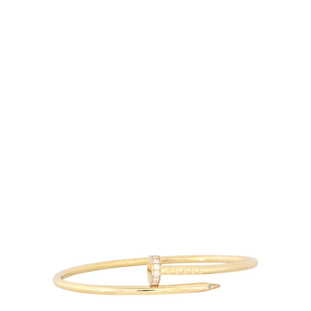 Cartier Juste un Clou Bracelet 18k Yellow Gold Diamond Small_IMG_1265 2.jpg
