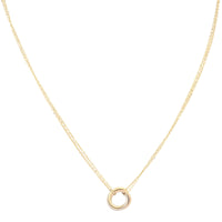 Cartier Trinity 18k Yellow, White & Rose Gold Necklace MiniIMG_9189.jpg