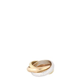 Cartier Trinity Ring Classic Half Paved Diamond 18k White, Rose & Yellow Gold_IMG_0038.jpg