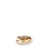 Cartier Trinity Ring Classic Half Paved Diamond 18k White, Rose & Yellow Gold_IMG_0051.jpg