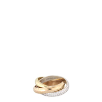 Cartier Trinity Ring Classic Half Paved Diamond 18k White, Rose & Yellow Gold_IMG_0051.jpg