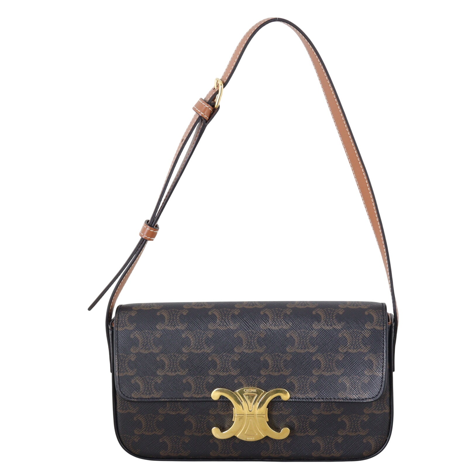 Celine Claude Triomphe Canvas Shoulder Bag_IMG_4555.jpeg