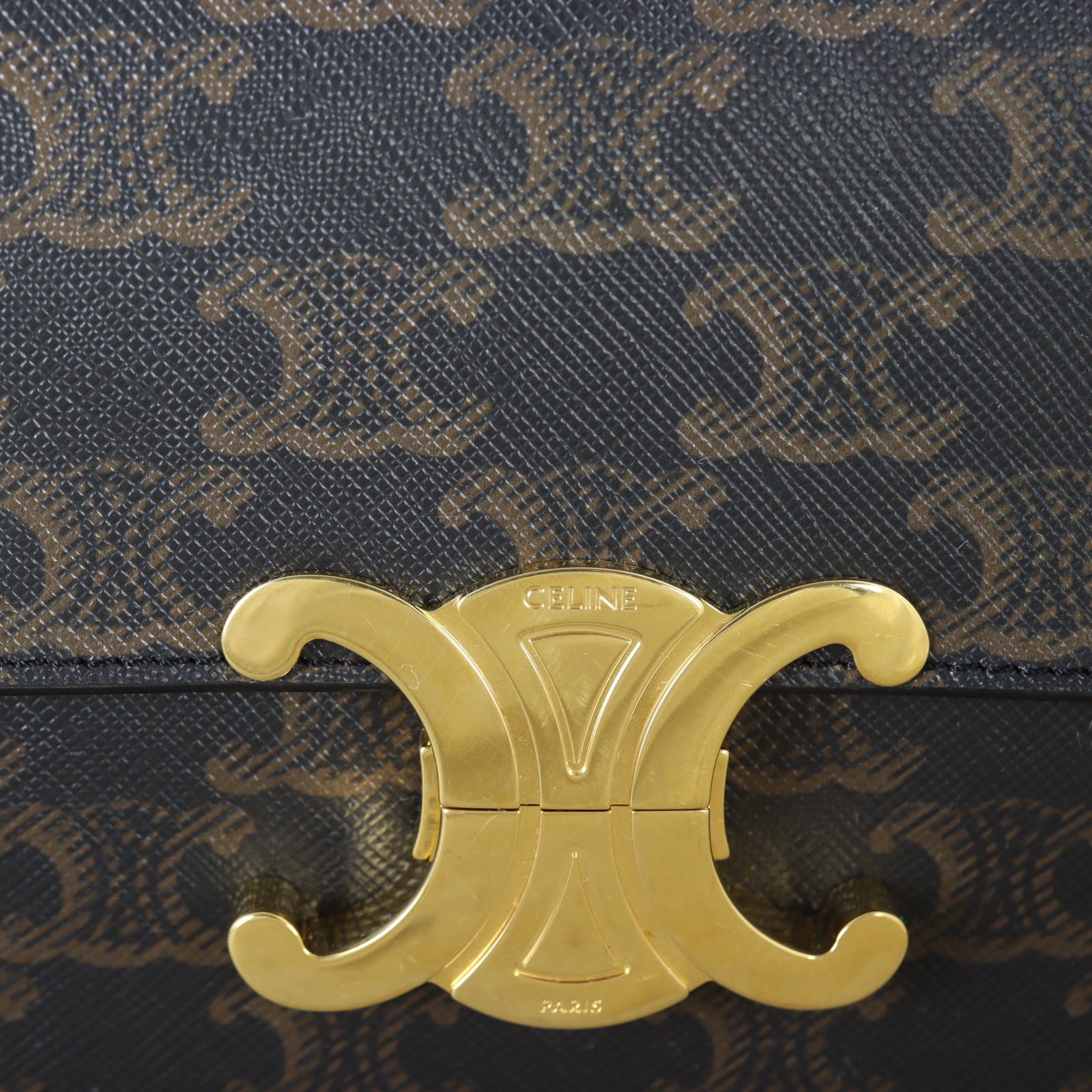 Celine Claude Triomphe Canvas Shoulder Bag_IMG_4558.jpg