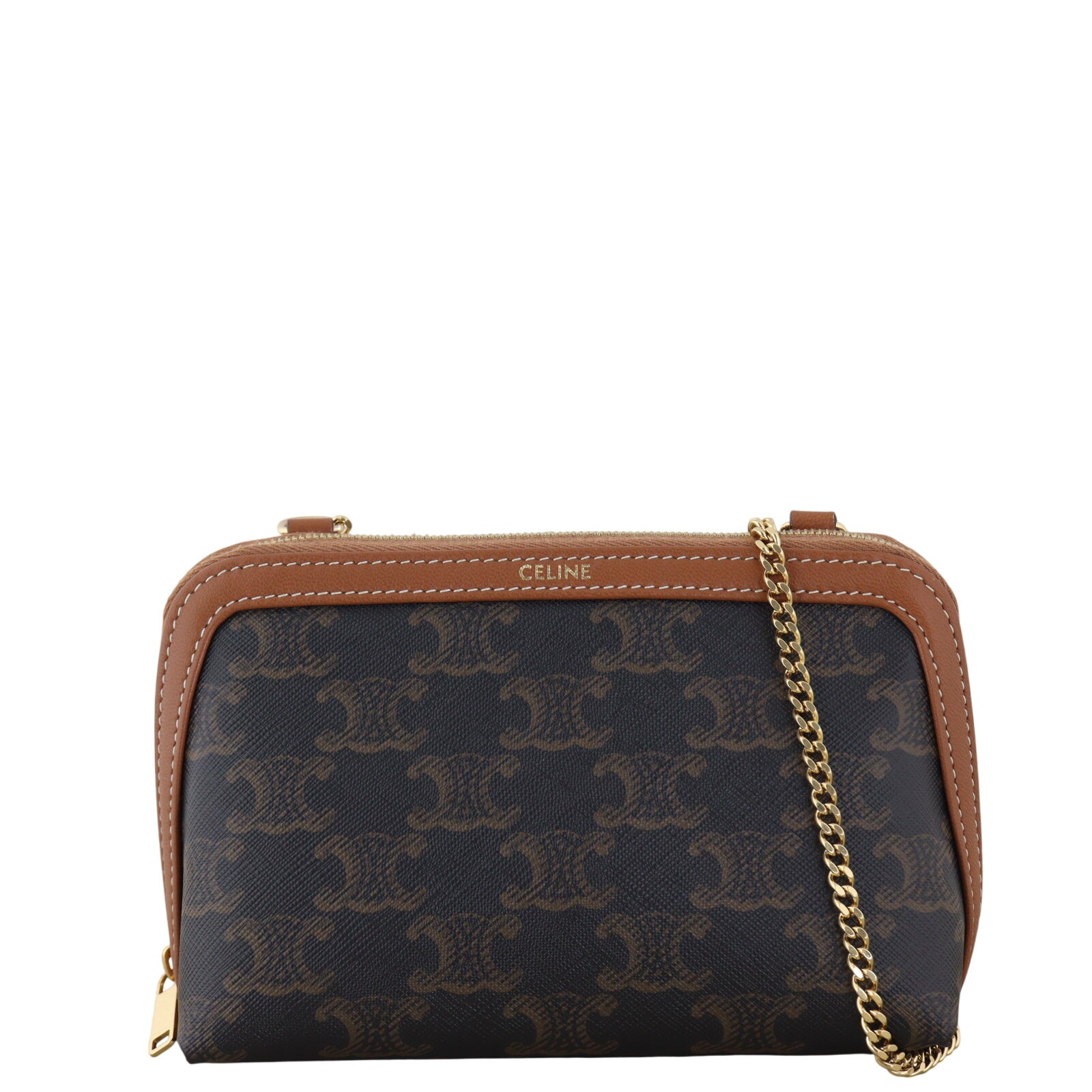 Celine Triomphe Clutch on Chain_IMG_1859.jpeg