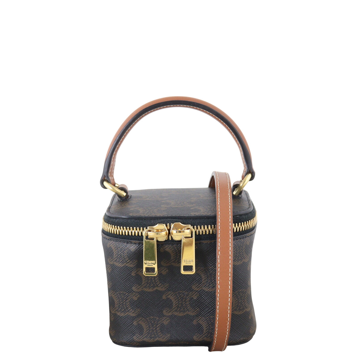 Celine Triomphe Top Handle Vanity Case Mini_IMG_1496.jpeg