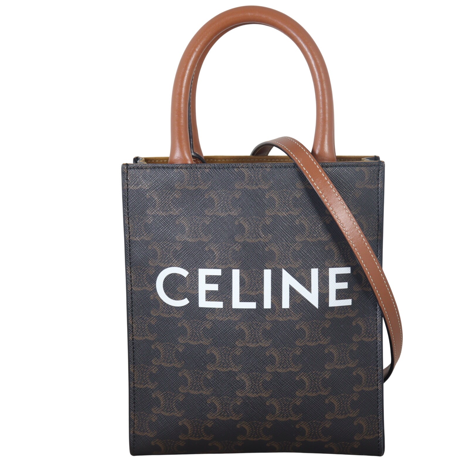 Celine Triomphe Vertical Cabas Tote Mini_IMG_4676.jpeg