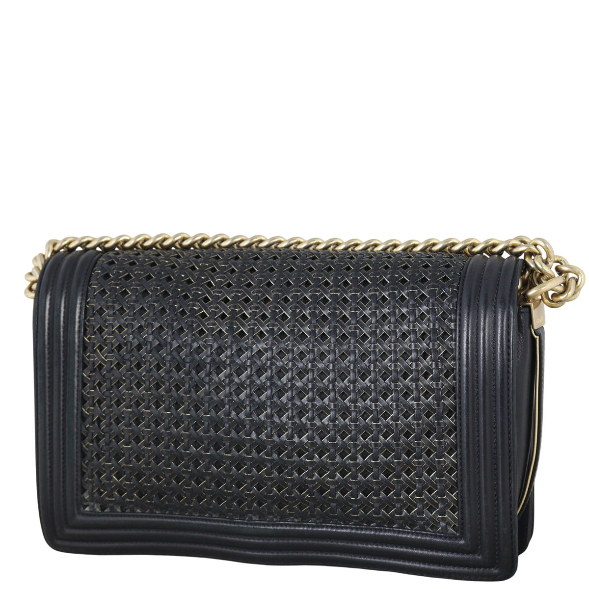 Chanel Boy New Medium Woven_IMG_6629.jpeg