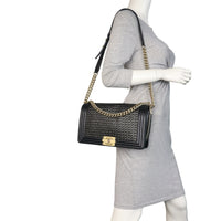 Chanel Boy New Medium Woven_IMG_6912.jpeg