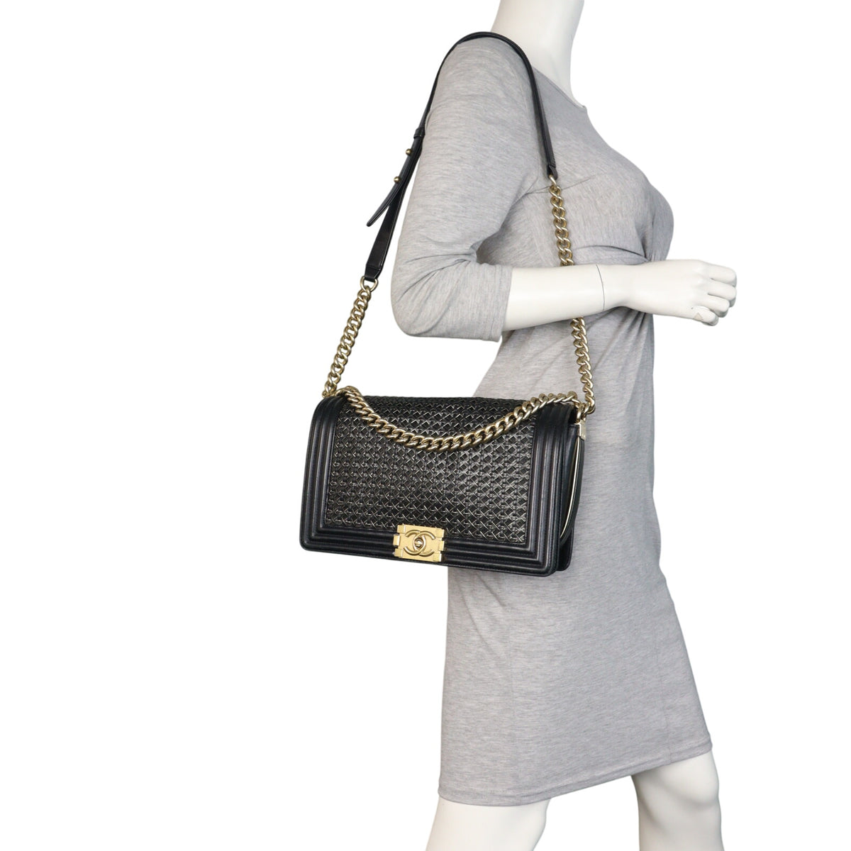 Chanel Boy New Medium Woven_IMG_6912.jpeg