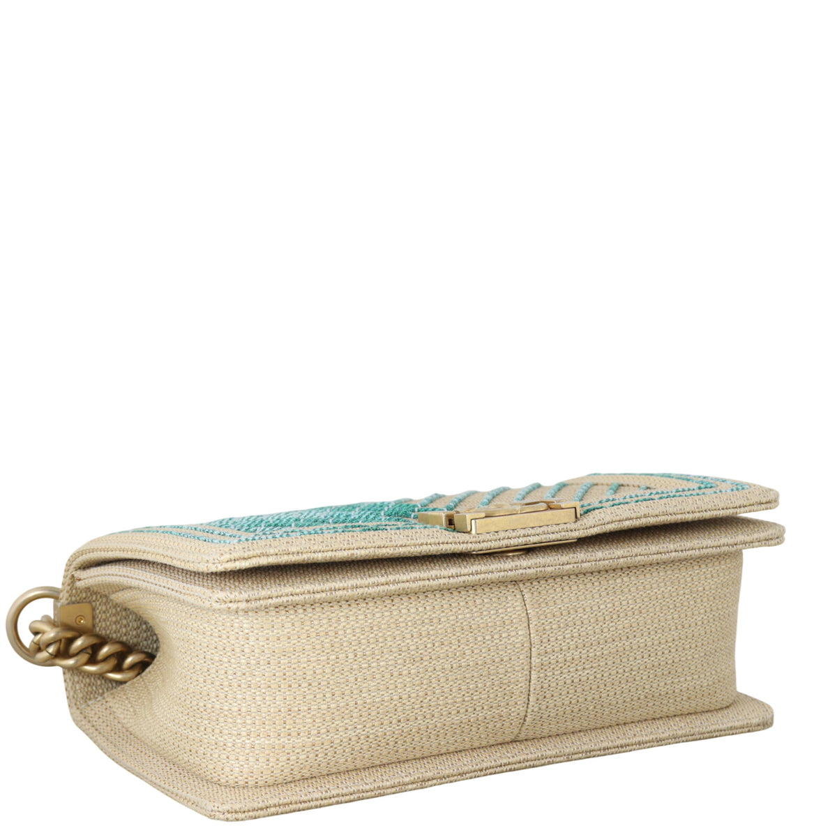 Chanel Boy Old Medium By The Sea Raffia_IMG_5946.jpeg