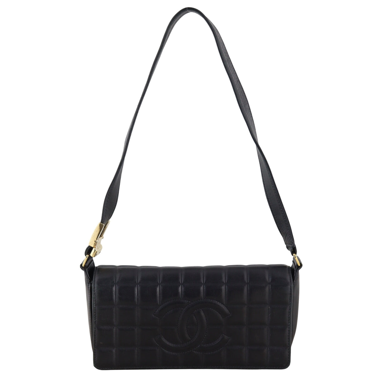 Chanel CC Chocolate Bar Clutch on Strap_IMG_2521.jpeg