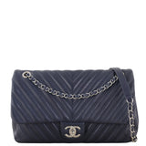 Chanel Chevron Double Stitch Single Flap Jumbo_IMG_1829.jpeg