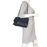 Chanel Chevron Double Stitch Single Flap Jumbo_IMG_2208.jpeg