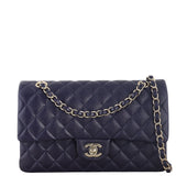 Chanel Classic Double Flap Medium Caviar (navy)_IMG_6229.jpeg