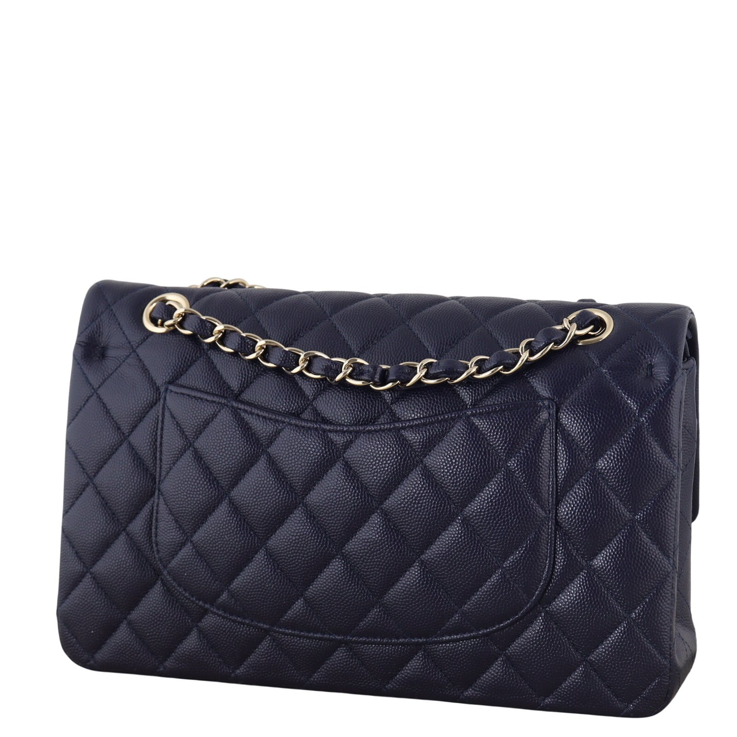 Chanel Classic Double Flap Medium Caviar (navy)_IMG_6230.jpeg