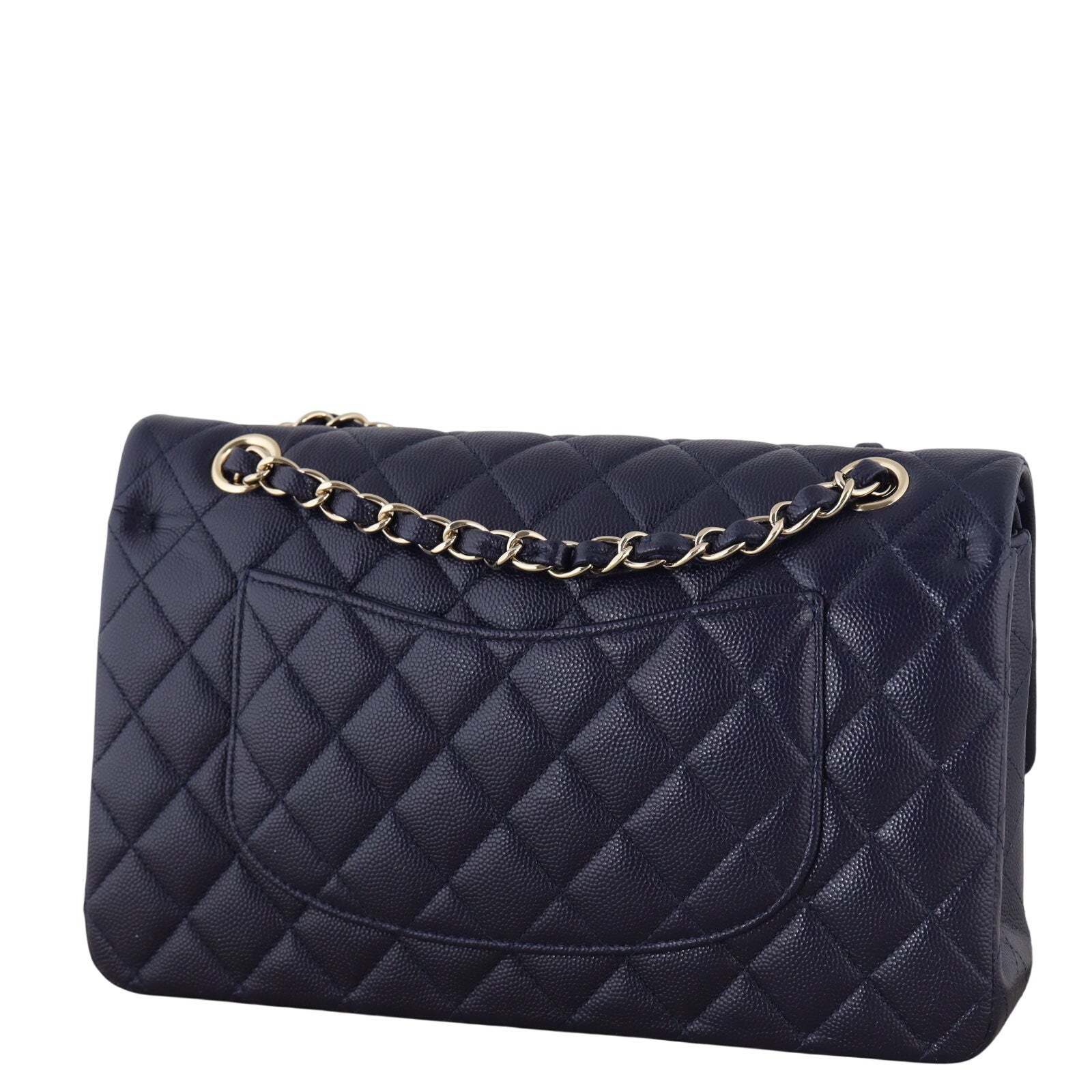 Chanel Classic Double Flap Medium Caviar (navy)_IMG_6230.jpeg