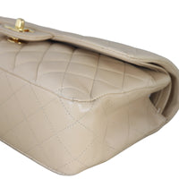 Chanel Classic Double Flap Medium Lambskin (beige)_IMG_6861.jpeg