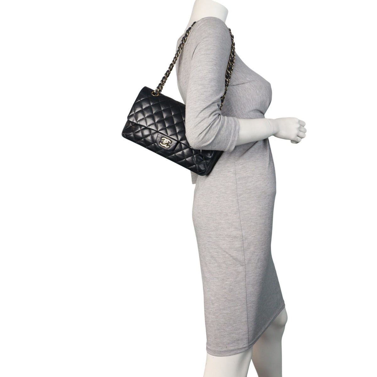Chanel Classic Double Flap Medium Lambskin (black)_IMG_0089.jpeg