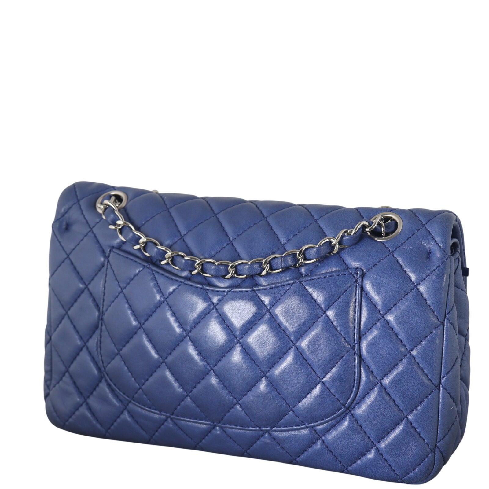 Chanel Classic Double Flap Medium Lambskin (blue)_IMG_6878.jpeg