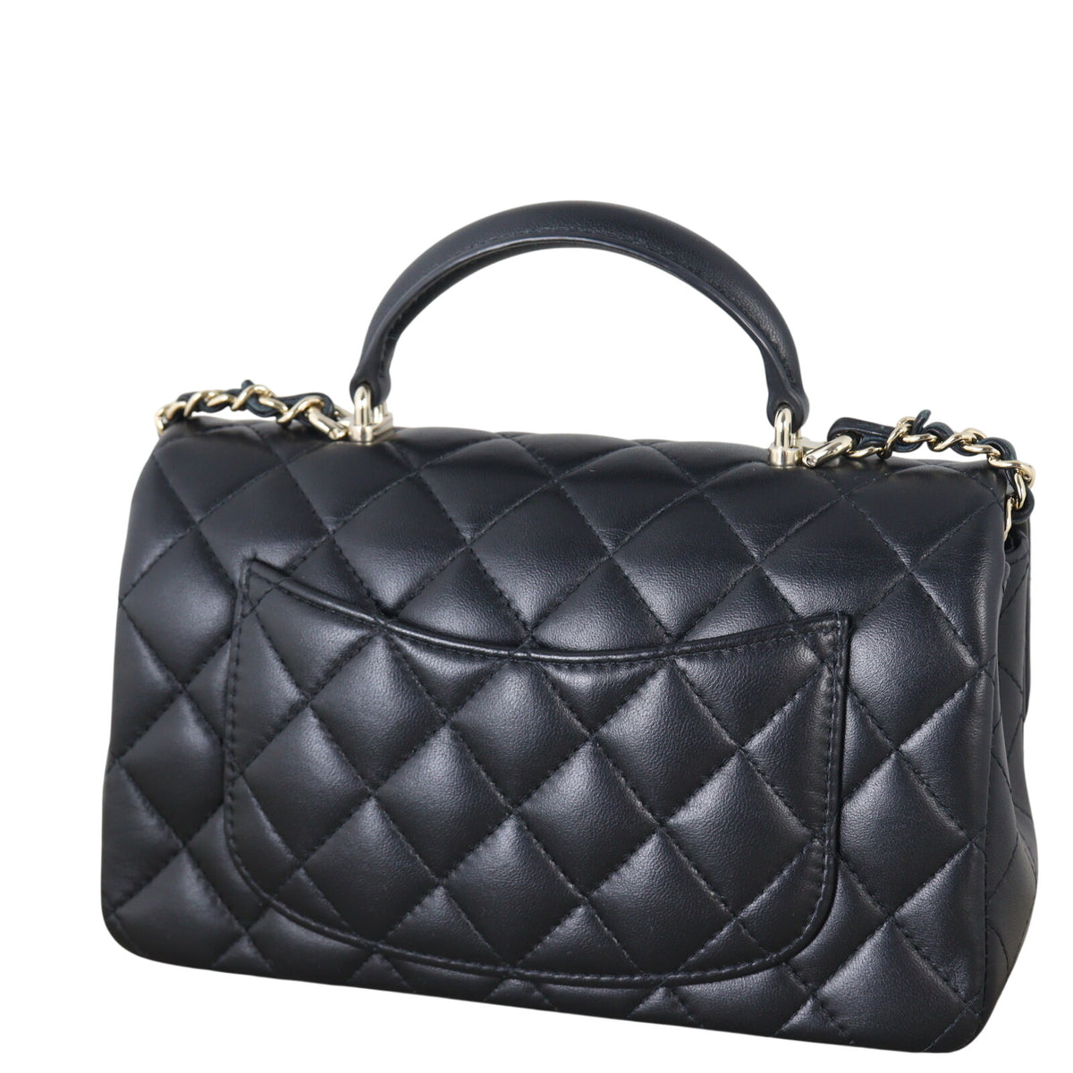 Chanel Classic Flap Mini Rectangular Top Handle Lambskin_IMG_3119.jpeg