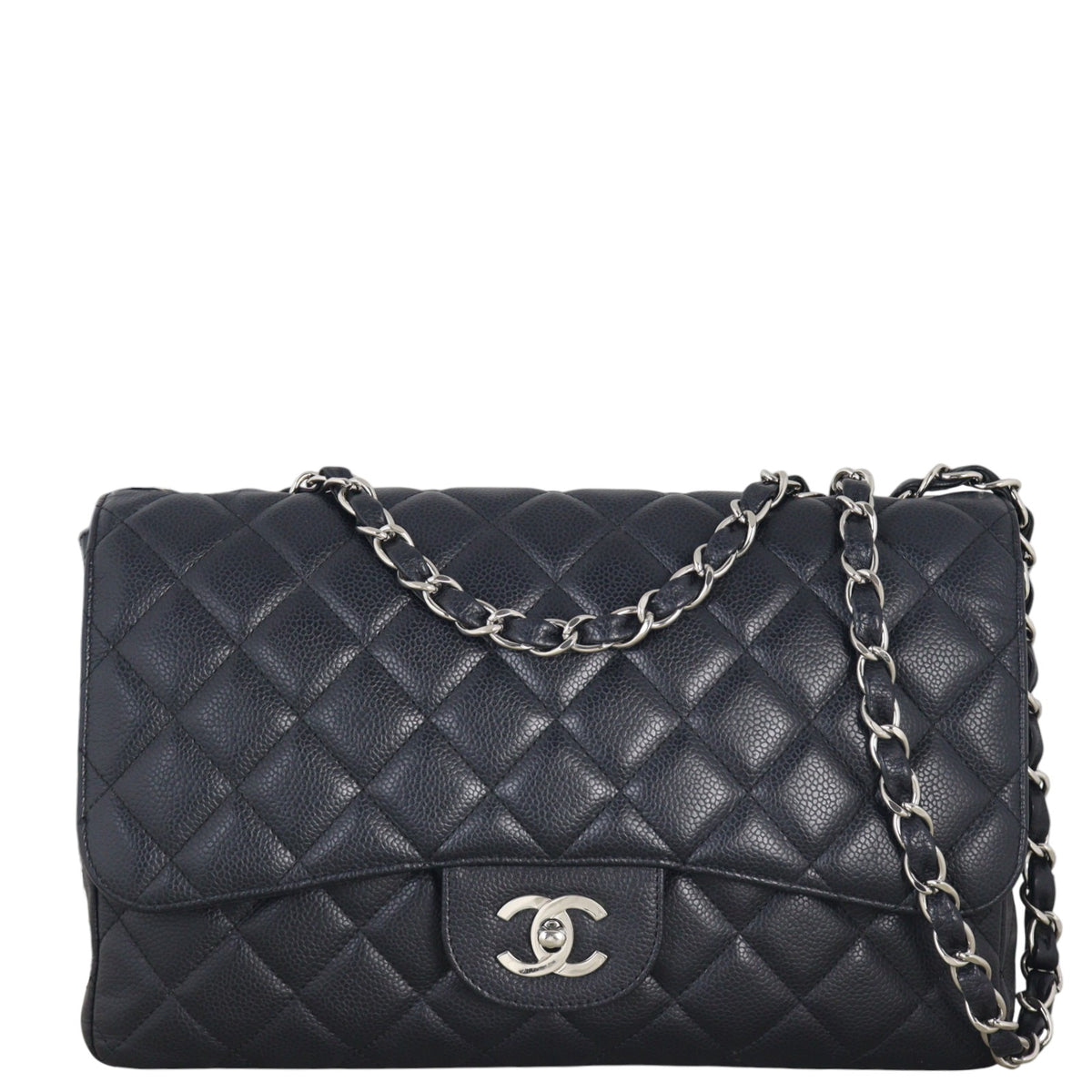 Chanel Classic Single Flap Jumbo Caviar