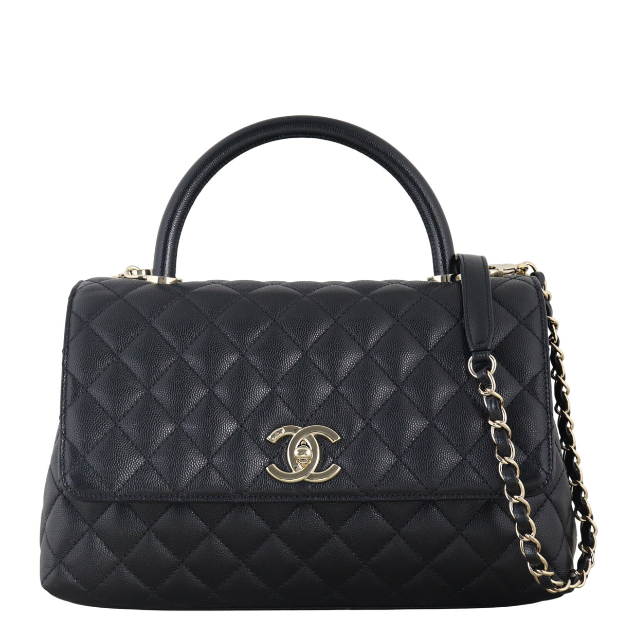 Chanel Coco Top Handle Flap Bag Medium_IMG_1922.jpeg