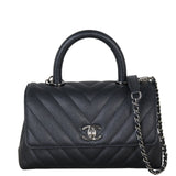Chanel Coco Top Handle Mini Bag Chevron_IMG_9527.jpeg