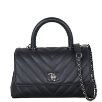 Chanel Coco Top Handle Mini Bag Chevron_IMG_9527.jpeg