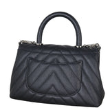 Chanel Coco Top Handle Mini Bag Chevron_IMG_9528.jpeg