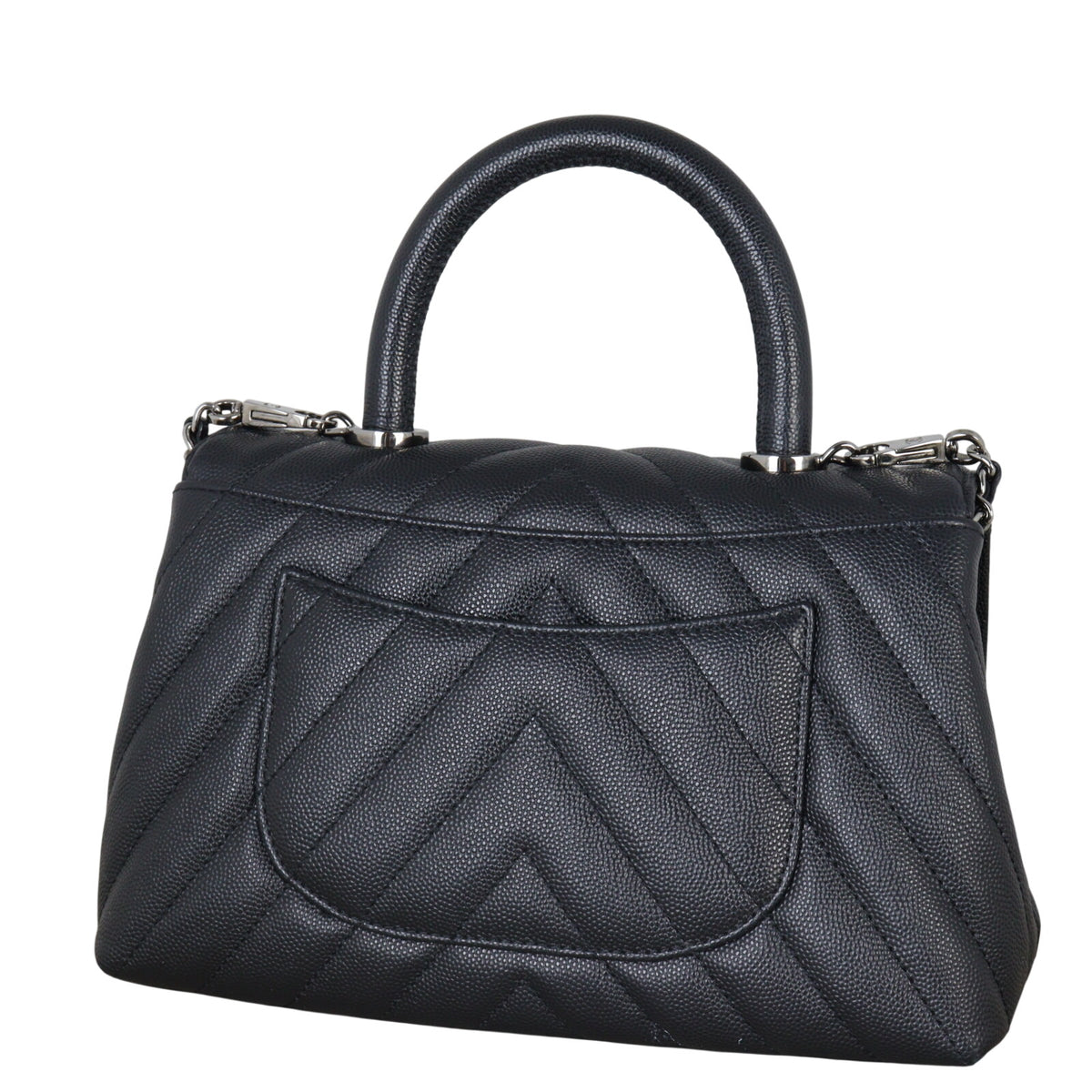 Chanel Coco Top Handle Mini Bag Chevron_IMG_9528.jpeg